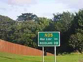 N25 southbound just after terminus of N11. - Coppermine - 19671.JPG