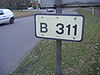 Road indicator sign, Lightwater, Surrey - Coppermine - 21486.jpg