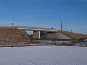 Bridge over the A1 - Geograph - 1646086.jpg