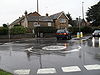 Mini-roundabout on the B2140 - Geograph - 1667080.jpg