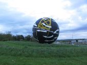 Naas Sphere - 'Perpetual Motion' by Jct 9 of the M7 - Geograph - 4638725.jpg