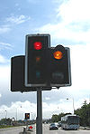 Leaving amber on protected right turn, Dublin Airport - Coppermine - 12395.jpg