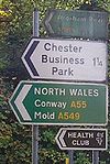Signs at Overleigh roundabout - Coppermine - 21637.jpg