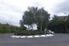 Roundabout at the end of the offslip at junction 28 of M8 - Geograph - 5489255.jpg