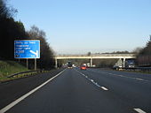 M6 Motorway - Junction 15 Half-Mile Sign - Geograph - 1630811.jpg