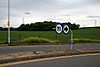 Sign for the M1 NORTH - Geograph - 1341985.jpg