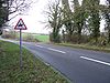 Byway meets road - Geograph - 1603338.jpg