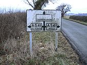 Sign near A541 west of Clwyd - Coppermine - 21405.jpeg