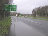 Approaching the Caw Roundabout - Geograph - 108198.jpg