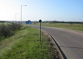 Motorway slip road - direction London - Geograph - 767744.jpg