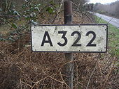 Old route indicator, Bagshot - Coppermine - 21534.JPG