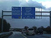 M7 Approaching Junction 10 Southbound - Coppermine - 16129.JPG