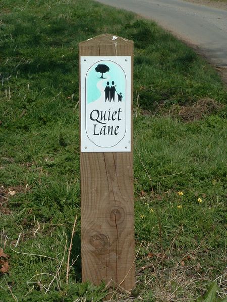File:Quiet Lane Sign - Geograph - 380315.jpg