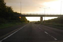 A127, Overbridge, East Horndon - Geograph - 3271181.jpg