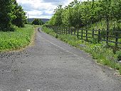 Old A74 slip road, Abington - Coppermine - 18527.JPG