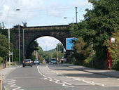 Railway bridge over Otley Road - Geograph - 964457.jpg