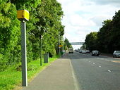 Speed Camera, Saintfield Road, Belfast - Geograph - 1504770.jpg