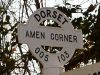 Gussage All Saints- detail of Amen Corner finger-post - Geograph - 1741324.jpg