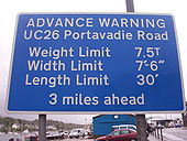Unusally numbered road in Kintyre. - Coppermine - 3688.JPG