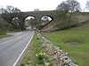 B5054 and Entrance to Tissington Trail Car Park at Hartington - Geograph - 1238662.jpg