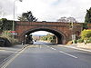 Hill Barton Road bridge, crosses Honiton Road, Exeter - Geograph - 1720401.jpg