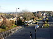 Malpas Road bus route 18 - Geograph - 1686057.jpg