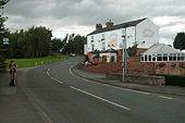 The Queens Head & the old A5 - Geograph - 1442273.jpg