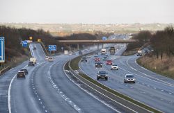 Sedgemoor - The M5 Motorway (C) Lewis Clarke - Geograph - 3848991.jpg