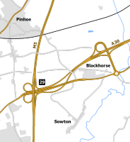 (d) A30 motorway Scheme A