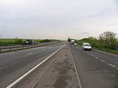 A453 and Lay by - Geograph - 165279.jpg