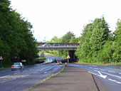 The A339 and M3, Basingstoke - Geograph - 173835.jpg