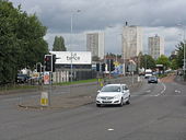 A4124 Wednesfield Road at Sun Street traffic lights.jpg