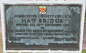 Plaque on Haw Bridge - Geograph - 698766.jpg