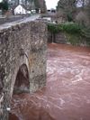 Bridge over the flooding Usk - Geograph - 654502.jpg