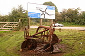 Abandoned farm implement by A38 - Geograph - 1053135.jpg