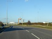 Parkeston Bypass approaching Harwich International Port - Geograph - 5989910.jpg