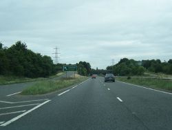 A5148 at Lichfield exit slip (C) Colin Pyle - Geograph - 3694518.jpg