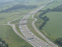 Junction 10 of the M1 at Slip End - Geograph - 3017397.jpg