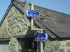 Cycle route signs at The Diamond - Geograph - 1798687.jpg