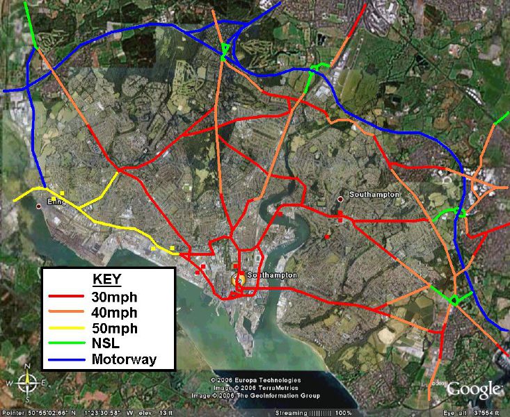 File:Southampton Speed Limit Map - Coppermine - 6287.JPG