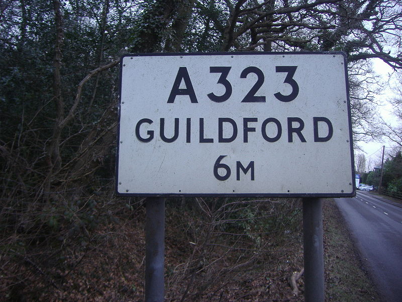 File:Old sign in Normandy, Surrey - Coppermine - 21413.JPG