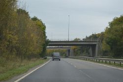 Overbridges across the A10, Ware Bypass - Geograph - 4790558.jpg