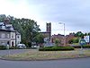 Whitchurch - "The Mount" roundabout - Geograph - 219368.jpg