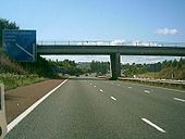 M74 J22 sign in England. - Coppermine - 3518.JPG