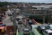 Cars rolling off the Isle of Wight ferry - Coppermine - 12222.jpg