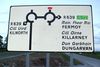 Signage close to junction 14, M8 - Coppermine - 22144.jpg