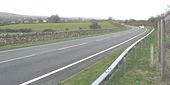 The A487 bypass viewed from the drive of Hen Gastell Farm.jpg