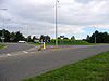 Roundabout on Ely Road, Sutton, Cambs - Geograph - 227328.jpg