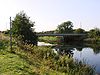 The B1160 road bridge over the Cut-off Channel - Geograph - 555980.jpg