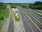 A41 at the A414 Hemel Hempstead junction - Geograph - 1345320.jpg